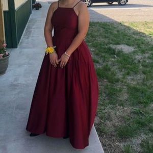 Red prom dress